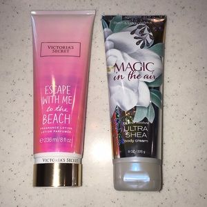 Victoria’s Secret and Bath & Body Works lotion